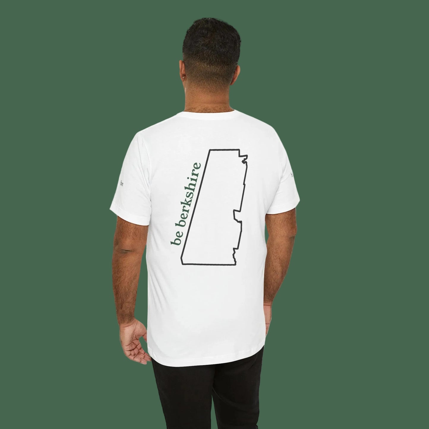 be berkshire backprint tee- Berkshire County Outline Shirt