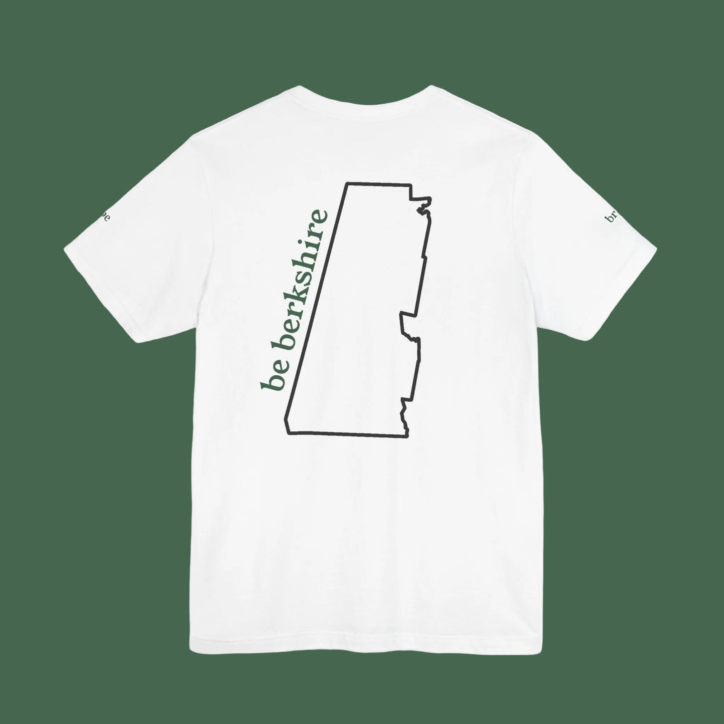 be berkshire backprint tee- Berkshire County Outline Shirt