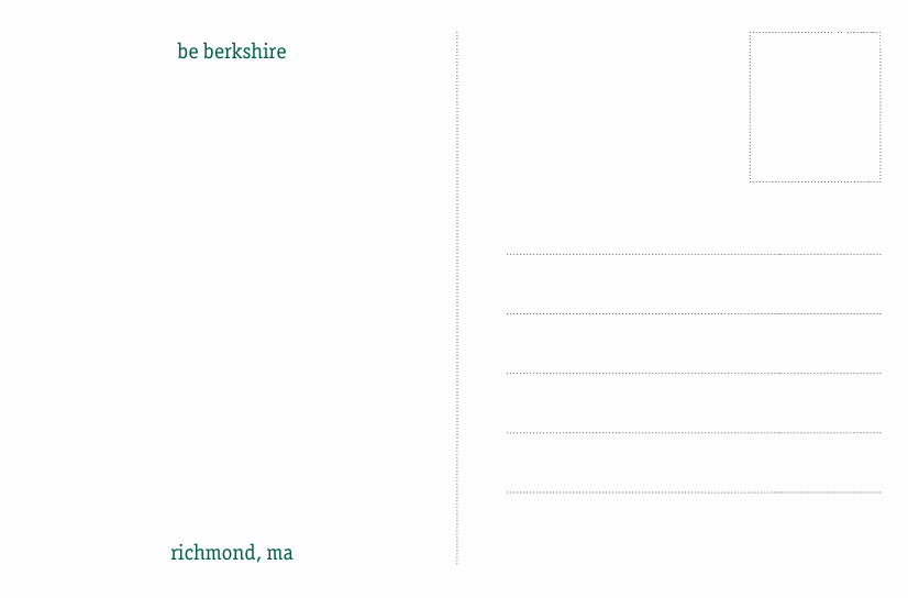 bench postcard